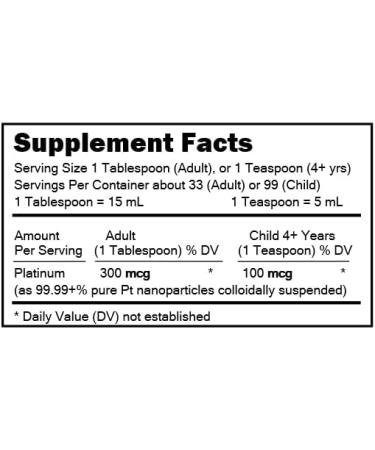 MediPLATINUM Gut Booster True Colloidal Platinum PtNP Nutritional Supplement - 500 mL (16.9 Fl Oz) in Clear BPA-Free Plastic Bottle - Buy Online on GoSupps.com