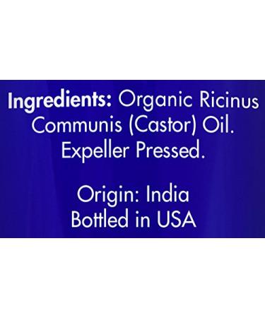 Organic Cold Pressed Castor Oil - 100% Pure Food Grade for Face Hair Growth Eyelashes & Constipation - Zongle Therapeutics 4 OZ - International Shipping Available - Buy Online on GoSupps.com