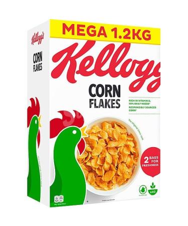 KELLOGG'S Lot de 4 flacons de 1200 g
