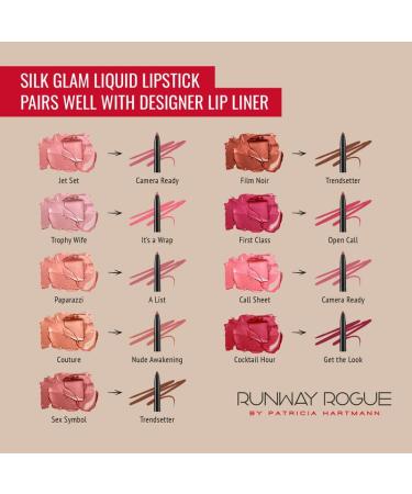 Runway Rogue Silk Glam Liquid Lipstick - Trophy Wife Pale-Pink Long-Wear Formula - 1 Fl Oz - Buy Online on GoSupps.com