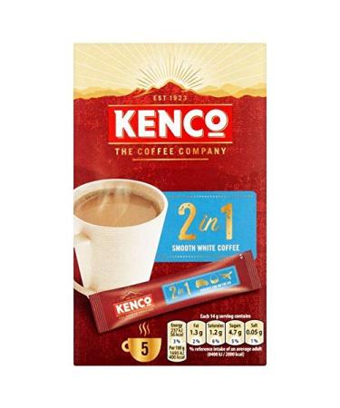 Kenco Kenco 2-in-1 Coffee - 5 Bags - Pack of 2