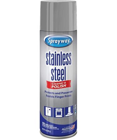 Sprayway Cleaner Combo Set. INCLUDES 4 X Sprayway Glass Cleaner Aerosol Spray 19 oz 3 X Sprayway Stainless Steel Spray 15 oz. - Buy Online on GoSupps.com