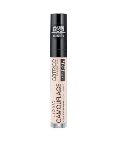 Catrice Liquid Camouflage Concealer No. 010 - High Coverage Long-lasting Waterproof Vegan Oil-free for Dry & Combination Skin - 5ml Porcelain - Buy Online on GoSupps.com