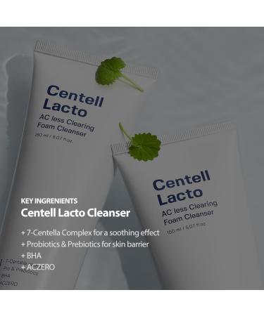 Centell Lacto AC Cleansing Foam | Best Acne Face Cleanser | Tightens Pores & Strengthens Skin Barrier | Moisturizing Korean Skincare - Buy Online on GoSupps.com