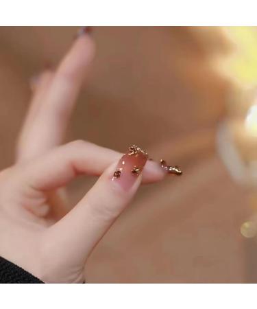 Temperament Enhancement Nail Patch Fake Nails Nail Patch Gradient Pile Drilling Love Luxury Online Celebrity Popular Detachable Manicure (10 Pieces) (Size : M) - Buy Online on GoSupps.com