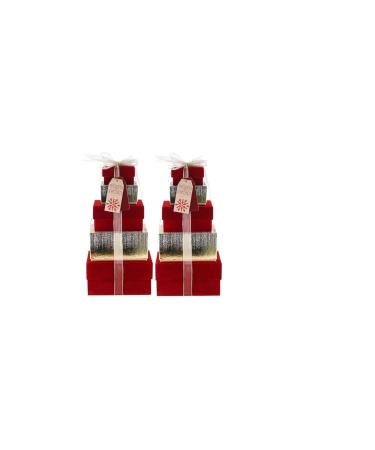 Festive Tower of Treats - Hamper of Chocolates Fudge Biscuits Pack Of 2 by Shop4Less