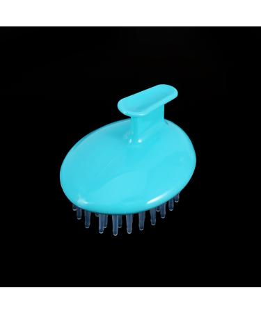 Verdant Touch Hair Scrubber Shampoo Scalp Massager Brush Hair Washing Massage Comb for Shower Blue