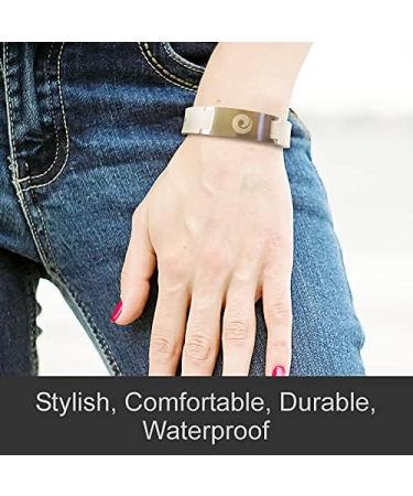 EMF Harmonizer Mobility+ Bracelet Waterproof Silicon Rubber EMF Protection Bracelet with Additional Energy Elements Personal EMF Protection Product with Dual Technology White One Size - Buy Online on GoSupps.com