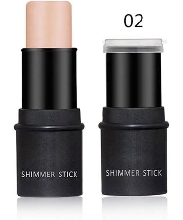 Huairdum Highlighter Forming Stick Halo Powder Magic Contour Stick 2 Colors Highlighting Brightening Cosmetic Makeup(#2) - Buy Online on GoSupps.com
