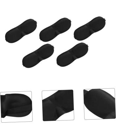 3D Eye Patch Set - 5pcs Cotton Night Time Sleep Masks for Travel, Stereo Goggles Design for Comfortable Sleep - Buy Online on GoSupps.com