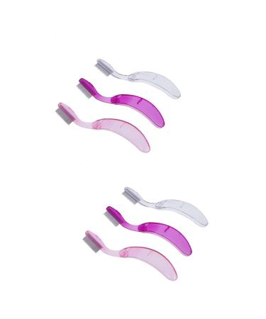 KALLORY 2Pcs Folding Eyebrow Comb - Stainless Steel Lash & Brow Makeup Brush for Perfect Eyebrows & Lashes | Beauty Tool - Random Color - Buy Online on GoSupps.com