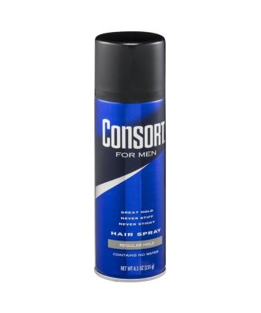 Consort For Men Hair Spray Regular Hold 8.3 oz (Pack of 6)