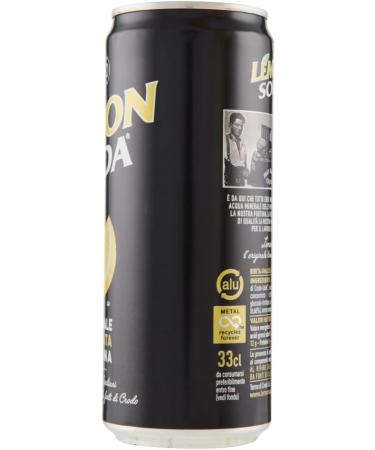 Campari Group Lemon Soda Italian Lemon Soda Limonata + Italian Polpa Gourmet 330ml (Pack of 24) - Buy Online on GoSupps.com