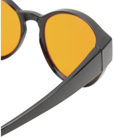 Shop Tefola Anti Blue Light Glasses | Amber Orange Lenses | Fits Over Prescription | Round Frame | International Shipping Available - Buy Online on GoSupps.com