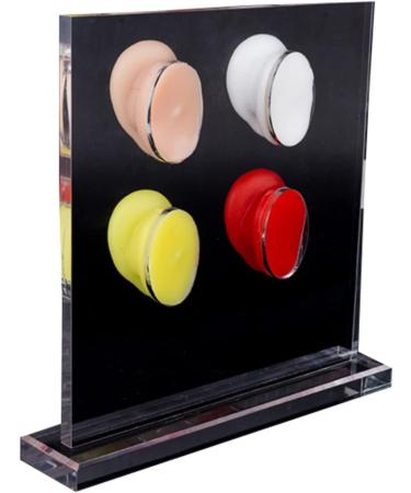 Soft Silicone Flexible Model Body Part Displays Acupuncture Human Four-Ear Model for Jewelry Display Teaching Tool - Buy Online on GoSupps.com
