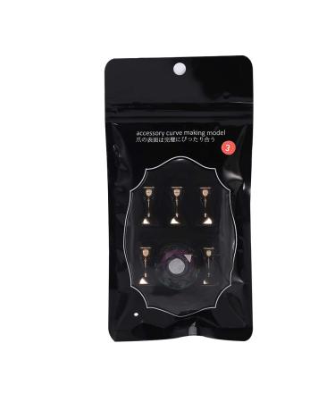 Magnetic Nail Tips Stand Holder Nail Art Tip Crystal Art Display Stand Salon DIY Manicure(Colorful Diamond Crystal)