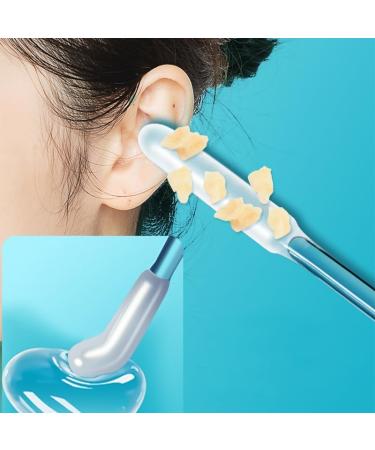 Adhesive Earwax Removal Tool 48pcs Cleaning Tools KitChildren and Adults Adhesive Ear Digging Stick for Safety Ear Scoop with Dust Cover Packaging Adhesive Ear Wax Removal Stick