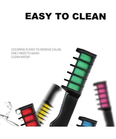 Froiny 10 Color Hair Chalk Comb Set - Washable Temporary Hair Dye for Vibrant Salon-Quality Hair Color - Buy Online on GoSupps.com