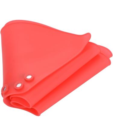 Yemirth Adjustable Hair Cutting Collar - Soft Silicone Magnet Buckle Shawl for Salon & Home Use - Red - Buy Online on GoSupps.com