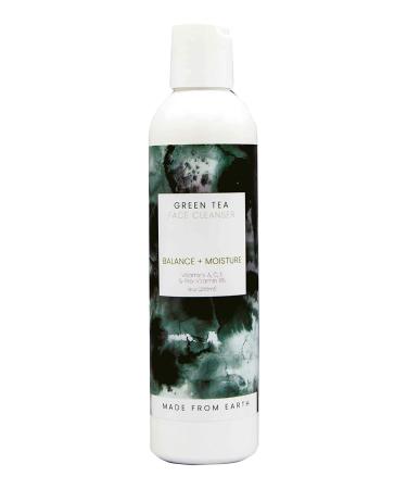 Green Tea Face Cleanser - Vitamin A C and Plant Proteins for All Skin Types 8 oz.