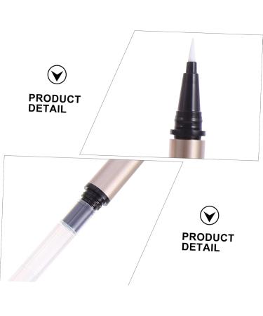 Healeved 5pcs Eyeliner Empty Pipe Refillable Eyeliner Tube Empty Cuticle Oil Pen Empty Eye Liner Tube Plastic 1 count (Pack of 1) Golden - Buy Online on GoSupps.com