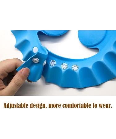 Soft Adjustable Kids Bathing Protection Cap - Shield Water from Eyes & Face - Buy Online on GoSupps.com