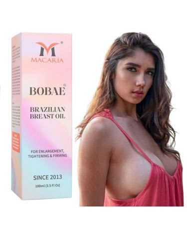 Bobae Brazilian Breast Enhancement Oil- Natural Breast Firming Enlargement Oil for Women - Sexy Boobs Massage Oil for Breast Firming and Tightening