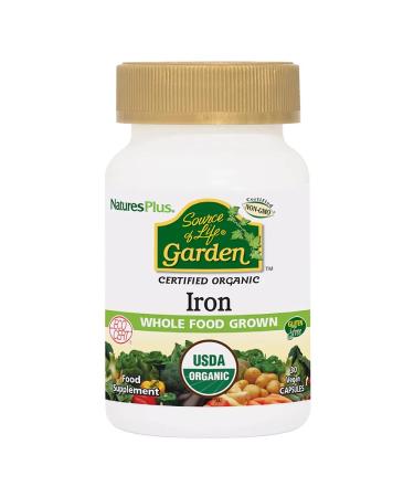 Nature's Plus Source of Life Garden Iron 30 Vegan Capsules