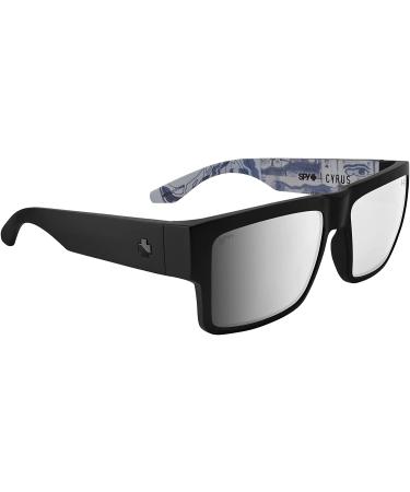 SPY Optic Cyrus Square Sunglasses with Color-Enhancing Lenses - Eye Melt Mixtape - Buy Online on GoSupps.com