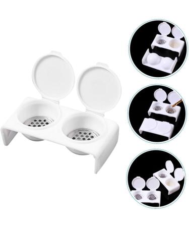 Beaupretty Monomer Holder Nail Art Brush Cup Nail Bowl Dappen Dish with Lid Damping Dish for Nails Soaking Bowl for Acrylic Nails Dappen Dish for Nails Liquid Stainless Steel Tool - Buy Online on GoSupps.com