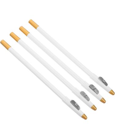 Lot de 4 set de Crayons Mine Fine Blancs pour Sourcils et Barbe avec Taille-Crayon Int gr Stylo de Remplissage Imperm able et R sistant la Transpiration Outils de - Buy Online on GoSupps.com