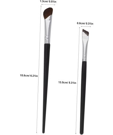 Hemoton 4 Pcs Eyeliner Brush Brow Brush Small Concealer Brush Brow for Eyebrows Flat Concealer Brush Nose Contour Brush Eyebrows Brush Eyeliner Applicator Tool Eyeshadow Brush Makeup Brush - Buy Online on GoSupps.com