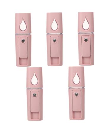 Beavorty 5pcs Hydrating Beauty Instrument Steamer Face Mini Facial Sprayer Mini Steamer for Face Abs 10.00X3.00X3.00CMx5pcs