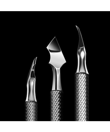 Stainless Steel Nail & Cuticle Care: Precision Toolsfor At-Home Manicures & Pedicures-Expert Silver - Buy Online on GoSupps.com