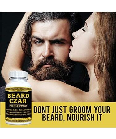 The Beard Czar- Phytoceramides- Promotes Healthy Hair & Smooth Skin- Supports Collagen Production- Helps Maintain Healthy Skin Hydration- 30 Capsules - Buy Online on GoSupps.com