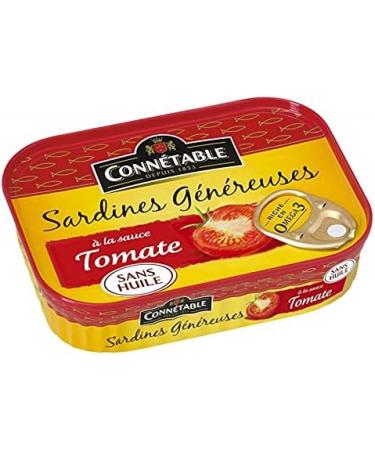 CONNETABLE - Generous Sardines in Tomato Sauce 140G - Pack of 4 - Buy Online on GoSupps.com