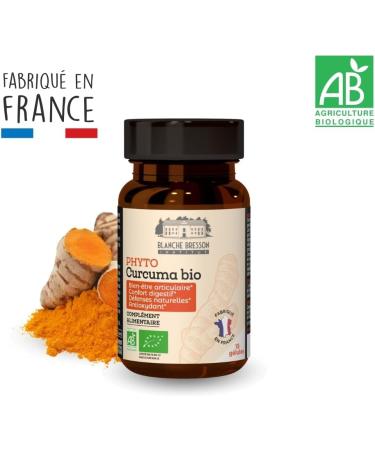 BLANCHE BRESSON - Phyto Turmeric Bio - Joints - High Absorption Joint Pain Antioxidant High Bioavailability - 15 Capsules - 15 Day Cure - Made in France - Buy Online on GoSupps.com