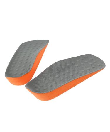 Gatuida 2 Pairs Heightening Insoles Increased Half Insole Height Increase Insole Heels Lift Inserts Heel Insole Shoe Inserts Shoe Pads Men and Women Sock Internal Heightening