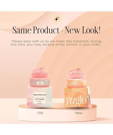 YUGLO Moisture Collagen Booster Lip Sleeping Mask - Peach | Hydrating Treatment for Dry Chapped Lips - Buy Online on GoSupps.com