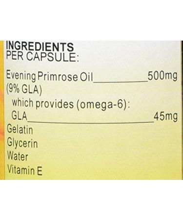 Health Plus Evening Primrose Oil 500mg Omega-6 Supplement - 180 Capsules - Buy Online on GoSupps.com