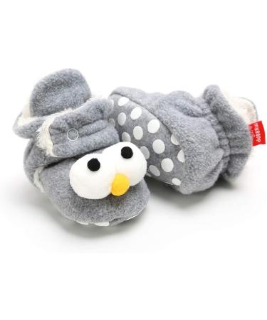 EDOTON Unisex Newborn Winter Boots - Non-Slip Sole, Soft Stay On Ajustable Bootie Sock - 0-6 Months - Light Gray - Buy Online on GoSupps.com