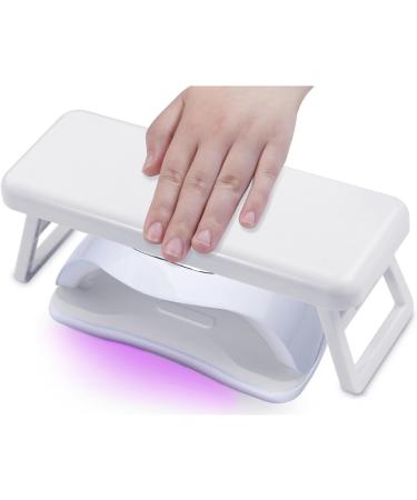Nail Arm Rest Hand Cushion PU Leather Nail Cushion Foldable Nail Armrest Cushion For Beauty Salons And Home Manicure Foldable Nail Hand Cushion Nail Arm Rest Pu Leather Nail Hand Rest For Home Use Pink - Buy Online on GoSupps.com