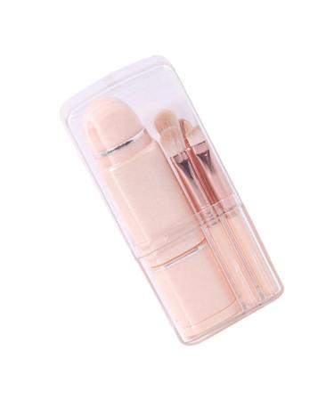 DOITOOL 1 Set 8 in 1 Makeup Brush Foundation Brush Cosmetic Brush Lip Brush Eyeshadow Brush Dual Ended Blush Brush Make up Shadow Travel 4 in 1 Artificial Fiber 10x2.5cm Pink