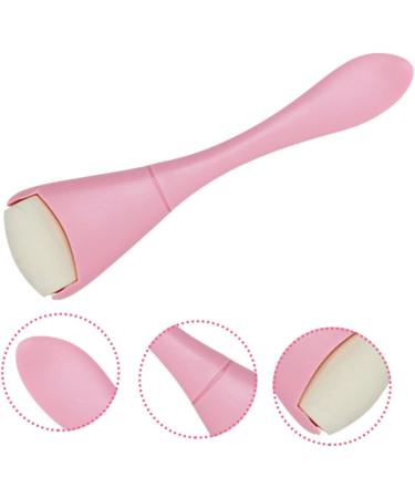 Mikinona Oil Removal Roller Volcanic Roller for Face Oil Control Facial Massager Volcano Stone Roller Volcanic Stone Massage Stick Skin Care Tool Face Care Roller Facial Oil Absorbing Stick 10.30X2.70X1.50CM Pink - Buy Online on GoSupps.com