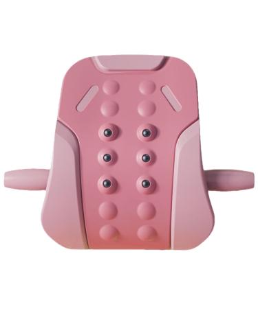 Back extensor for the lower back - lumbar support spine board - 3 steps adjustable lumbar spine back cracker board lumbar spine spine board with massage tab a: improved combination powder
