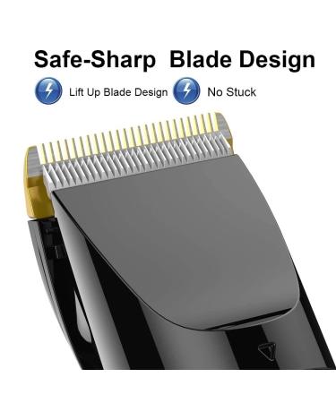Professional Cordless Hair Clippers with LCD - Adjustable USB Rechargeable Hair Trimmer for Barbers - Powerful Hair Cutting Tool in Box - Buy Online on GoSupps.com