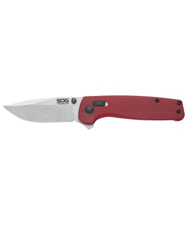 SOG unisex adult Folder Terminus XR G10 Crimson, RED, One Size US