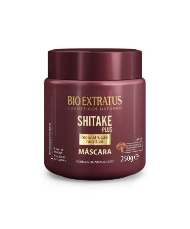 Linha Shitake (Reconstrucao Nutritiva) Bio Extratus - Mascara Hidratacao Nutritiva 250 Gr - (Bio Extratus Shitake (Nutricious Reconstruction) Collection - Brazilian Natural Shitake Nutritive Mask Hair Treatment 8.8 Oz)