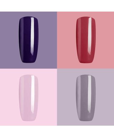 MYGEL by Mylee Nail Gel Polish Autumn/Winter Collection 8x10ml Colours + Top & Base Coat UV/LED Soak-Off Nail Art Manicure Pedicure for Professional Salon & Home Use - Long Lasting & Easy to Apply - Buy Online on GoSupps.com