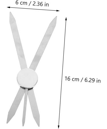 DOITOOL Microblading Ruler 1pc Balance Ruler Eyebrow Makeup Template Girl Eyebrow Measuring Tool Portable Travel Compass - Buy Online on GoSupps.com